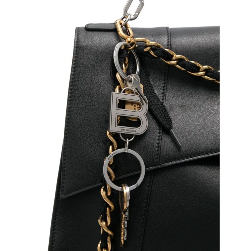 Balenciaga Women Hourglass Large Leather Handbag - Picture 5 of 5